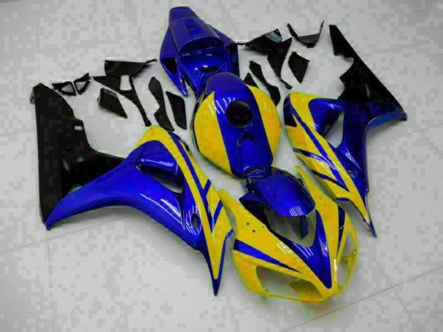 Azul Amarelo Abs Kits Completos Carenagem CBR 1000RR 2006-2007 Azul Amarelo Abs Kits Completos Carenagem CBR 1000RR 2006-2007
