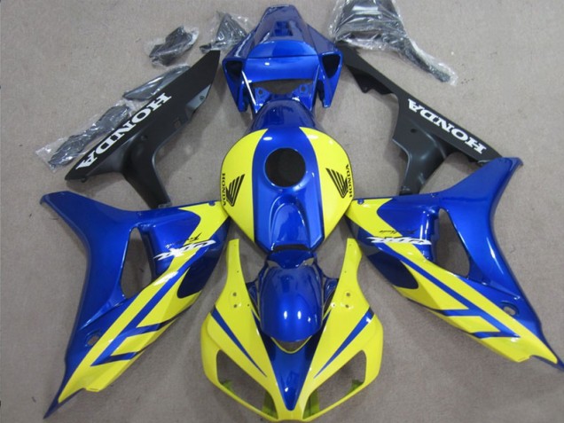 Azul Amarelo Injeção Kits Carenagem CBR 1000RR 2006-2007 Azul Amarelo Injeção Kits Carenagem CBR 1000RR 2006-2007