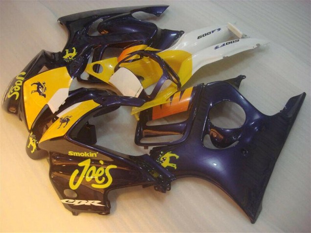 Azul Amarelo Joes Carenagem CBR 600 F3 1995-1998 Azul Amarelo Joes Carenagem CBR 600 F3 1995-1998
