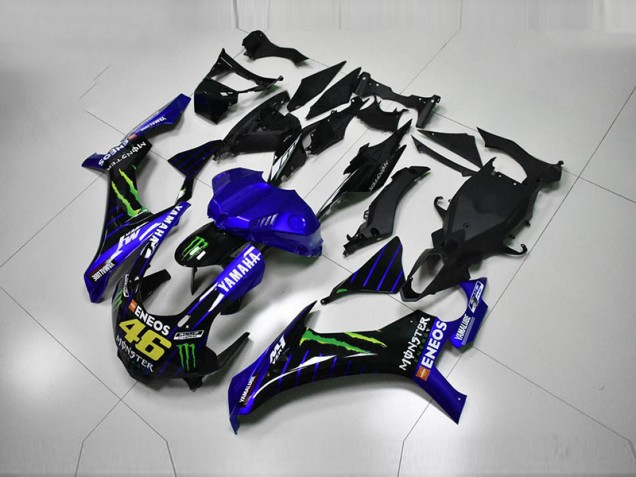 Azul Azul Branco ENEOS 46 Monster Abs Kit Completos Carenagem R1 2015-2019 Azul Azul Branco ENEOS 46 Monster Abs Kit Completos Carenagem R1 2015-2019