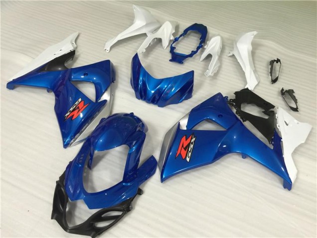 Azul Branco Abs Kit Carenagem & Plásticos GSXR 1000 2017-2023 Azul Branco Abs Kit Carenagem & Plásticos GSXR 1000 2017-2023