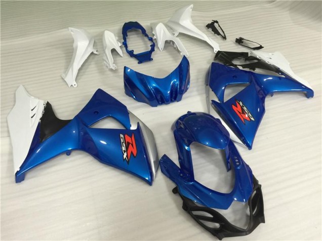 Azul Branco Abs Kit Carenagem & Plásticos GSXR 1000 2017-2023 Azul Branco Abs Kit Carenagem & Plásticos GSXR 1000 2017-2023