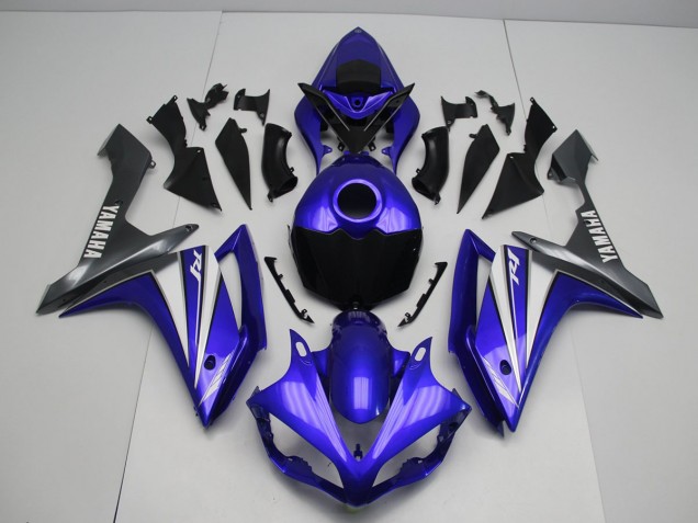 Azul Branco Abs Kit Carenagem & Plásticos R1 2007-2008 Azul Branco Abs Kit Carenagem & Plásticos R1 2007-2008