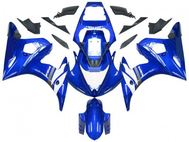 Azul Branco Abs Kit Carenagem & Plásticos R6 2003-2005 Azul Branco Abs Kit Carenagem & Plásticos R6 2003-2005
