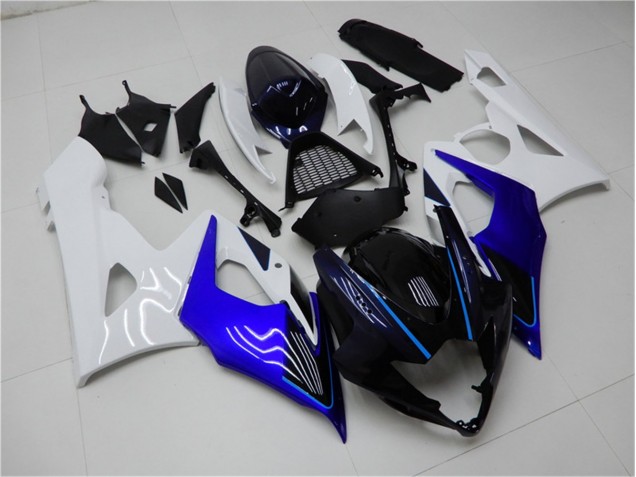 Azul Branco Abs Kits Carenagem GSXR 1000 K5 2005-2006