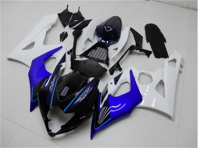 Azul Branco Abs Kits Carenagem GSXR 1000 K5 2005-2006