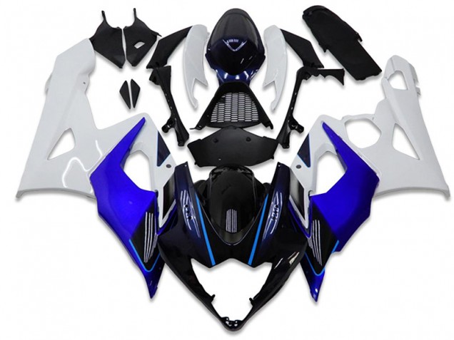 Azul Branco Abs Kits Carenagem GSXR 1000 K5 2005-2006