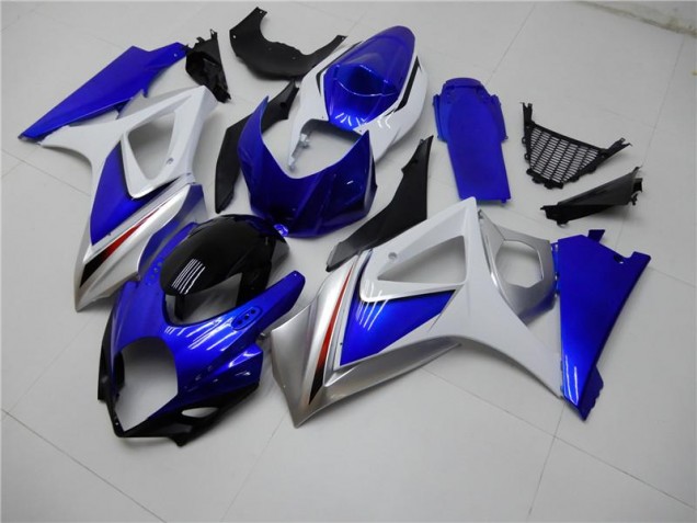 Azul Branco Abs Kits Carenagem GSXR 1000 K7 2007-2008 Azul Branco Abs Kits Carenagem GSXR 1000 K7 2007-2008