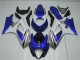 Azul Branco Abs Kits Carenagem GSXR 1000 K7 2007-2008 Azul Branco Abs Kits Carenagem GSXR 1000 K7 2007-2008