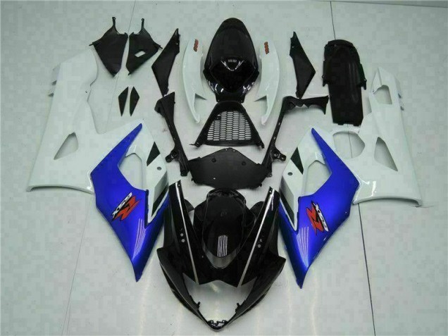 Azul Branco Abs Kits Completos Carenagem GSXR 1000 K5 2005-2006 Azul Branco Abs Kits Completos Carenagem GSXR 1000 K5 2005-2006