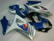 Azul Branco Abs Kits Completos Carenagem GSXR 1000 K7 2007-2008
