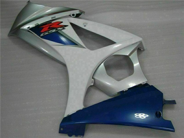 Azul Branco Abs Kits Completos Carenagem GSXR 1000 K7 2007-2008