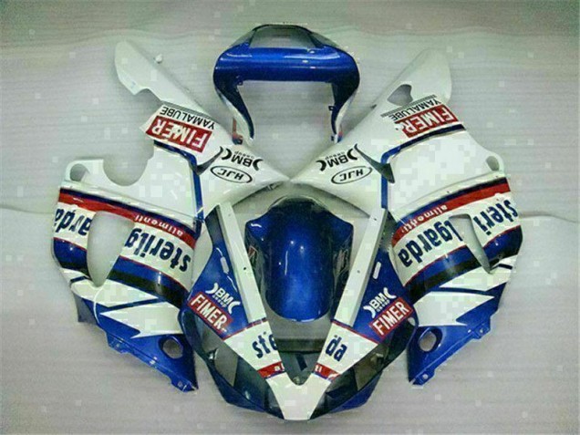 Azul Branco Abs Plástico R1 2000-2001 Azul Branco Abs Plástico R1 2000-2001