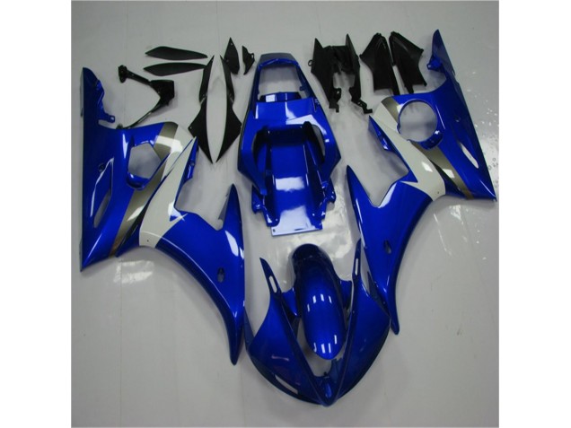 Azul Branco Abs Plástico R6 2003-2005 Azul Branco Abs Plástico R6 2003-2005