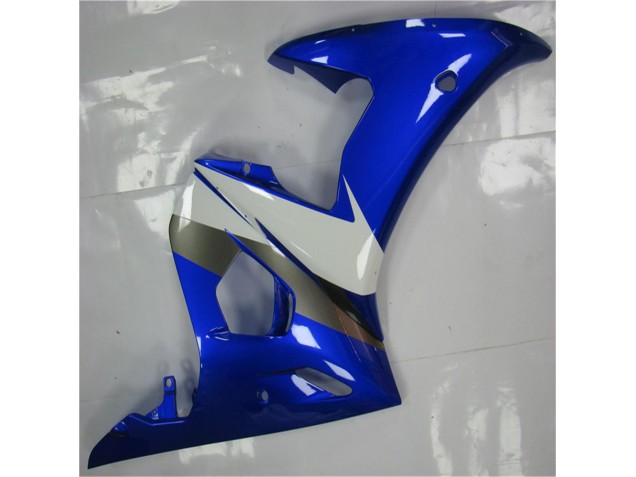 Azul Branco Abs Plástico R6 2003-2005 Azul Branco Abs Plástico R6 2003-2005