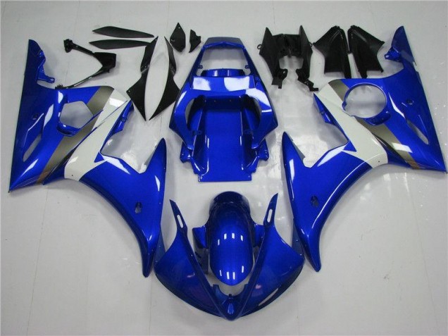Azul Branco Abs Plástico R6 2003-2005 Azul Branco Abs Plástico R6 2003-2005