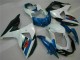 Azul Branco Abs Plásticos GSXR 1000 K9 2009-2016 Azul Branco Abs Plásticos GSXR 1000 K9 2009-2016
