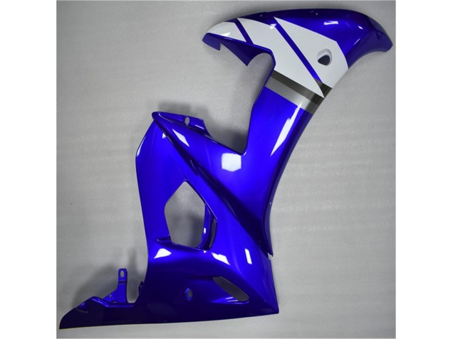 Azul Branco Abs Plásticos R6 2003-2005 Azul Branco Abs Plásticos R6 2003-2005
