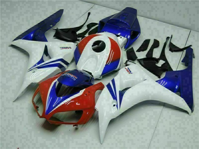 Azul Branco Carenagem CBR 1000RR 2006-2007 Azul Branco Carenagem CBR 1000RR 2006-2007