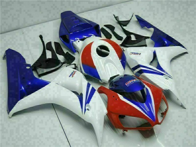 Azul Branco Carenagem CBR 1000RR 2006-2007 Azul Branco Carenagem CBR 1000RR 2006-2007