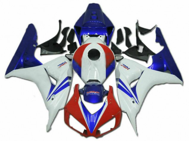 Azul Branco Carenagem CBR 1000RR 2006-2007 Azul Branco Carenagem CBR 1000RR 2006-2007