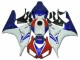 Azul Branco Carenagem CBR 1000RR 2006-2007 Azul Branco Carenagem CBR 1000RR 2006-2007