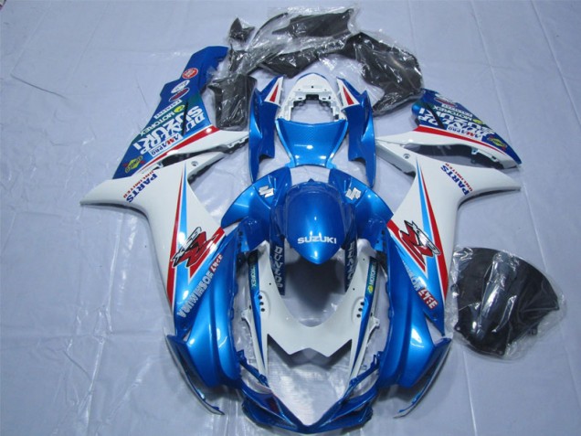 Azul Branco Carenagem GSXR 600 K11 2011-2021