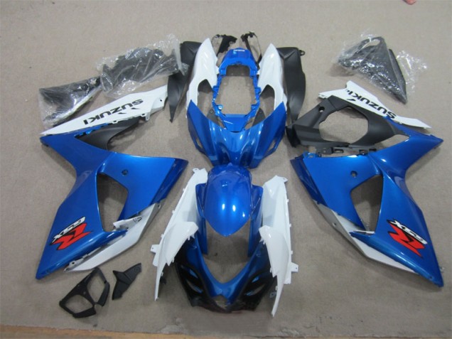 Azul Branco Carroçaria GSXR 1000 K9 2009-2016 Azul Branco Carroçaria GSXR 1000 K9 2009-2016
