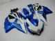 Azul Branco Carroçaria GSXR 600 / 750 K8 2008-2010 Azul Branco Carroçaria GSXR 600 / 750 K8 2008-2010