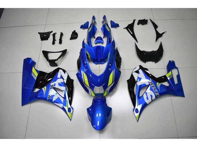 Azul Branco Decalque Carenagem GSXR 1000 2017-2023