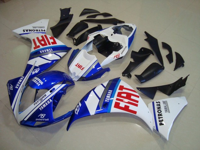 Azul Branco Fiat Carenagem R1 2009-2011 Azul Branco Fiat Carenagem R1 2009-2011