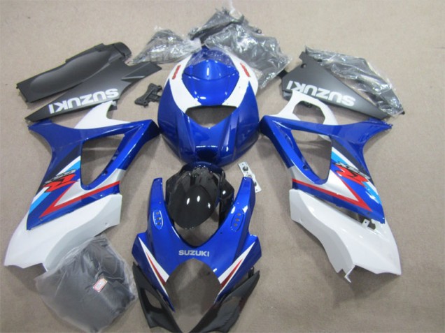 Azul Branco Kit Carenagem GSXR 1000 K7 2007-2008