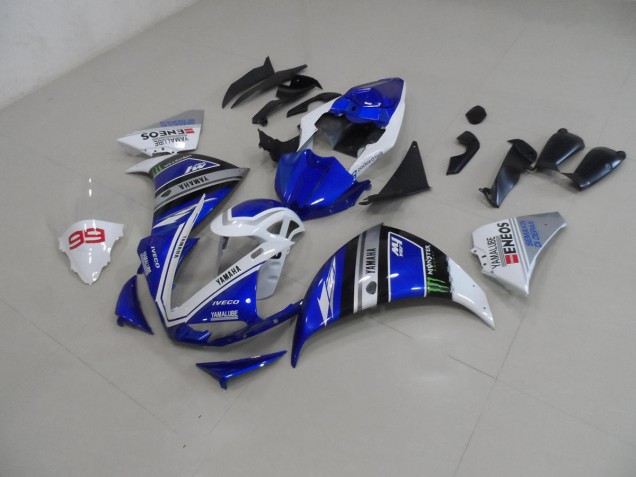 Azul Branco Kit Carenagem R1 2009-2011 Azul Branco Kit Carenagem R1 2009-2011