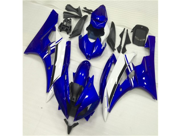 Azul Branco Kit Carenagem R6 2006-2007 Azul Branco Kit Carenagem R6 2006-2007