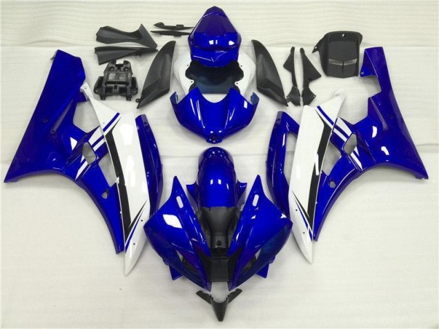 Azul Branco Kit Carenagem R6 2006-2007 Azul Branco Kit Carenagem R6 2006-2007