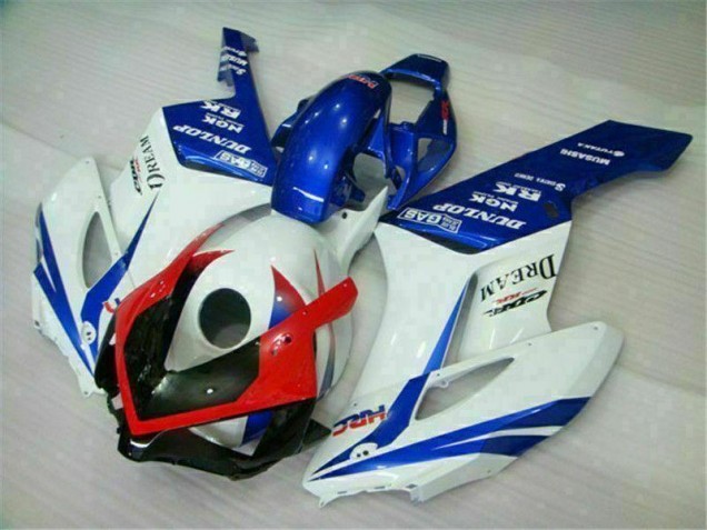 Azul Branco Kit Completo Carenagem CBR 1000RR 2004-2005 Azul Branco Kit Completo Carenagem CBR 1000RR 2004-2005