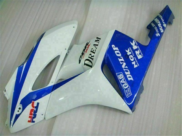 Azul Branco Kit Completo Carenagem CBR 1000RR 2004-2005 Azul Branco Kit Completo Carenagem CBR 1000RR 2004-2005
