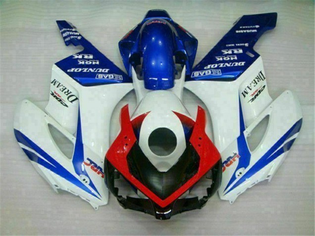 Azul Branco Kit Completo Carenagem CBR 1000RR 2004-2005 Azul Branco Kit Completo Carenagem CBR 1000RR 2004-2005