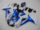 Azul Branco Kit Completo Carenagem GSXR 600 / 750 K11 2011-2021