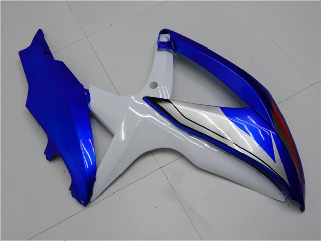 Azul Branco Kit Completo Carenagem GSXR 600 / 750 K8 2008-2010 Azul Branco Kit Completo Carenagem GSXR 600 / 750 K8 2008-2010