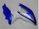 Azul Branco Kit Completo Carenagem GSXR 600 / 750 K8 2008-2010 Azul Branco Kit Completo Carenagem GSXR 600 / 750 K8 2008-2010