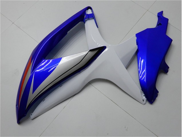 Azul Branco Kit Completo Carenagem GSXR 600 / 750 K8 2008-2010 Azul Branco Kit Completo Carenagem GSXR 600 / 750 K8 2008-2010