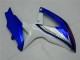 Azul Branco Kits Completo Carenagem GSXR 600 / 750 K8 2008-2010