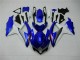 Azul Branco Kits Completo Carenagem GSXR 600 / 750 K8 2008-2010
