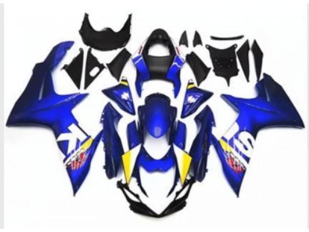 Azul Branco Plástico GSXR 600 / 750 K11 2011-2021 Azul Branco Plástico GSXR 600 / 750 K11 2011-2021