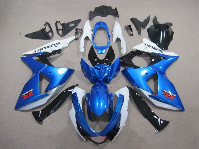 Azul Branco Plásticos GSXR 1000 K9 2009-2016
