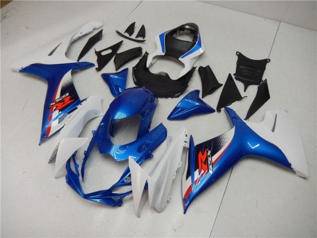 Azul Branco Plásticos GSXR 600 / 750 K11 2011-2021