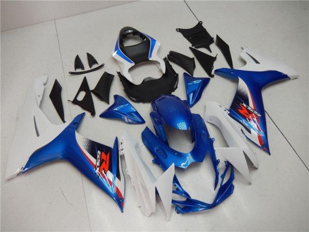 Azul Branco Plásticos GSXR 600 / 750 K11 2011-2021