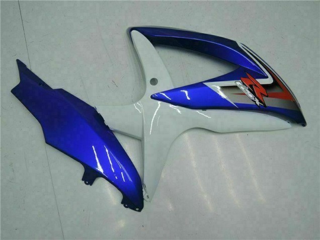 Azul Branco Plásticos GSXR 600 / 750 K8 2008-2010 Azul Branco Plásticos GSXR 600 / 750 K8 2008-2010