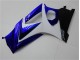 Azul Branco Preto Carenagem GSXR 1000 K7 2007-2008 Azul Branco Preto Carenagem GSXR 1000 K7 2007-2008